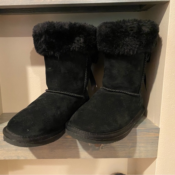 Lamo Footwear Black Boots - Size 1 / 2 - Picture 4 of 5